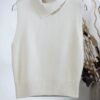 High-neck cut sweater