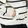 Stripped Cardigan with zipper - Image 3