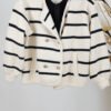 Stripped Cardigan with zipper - Image 6