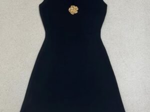 classic dress with flowers