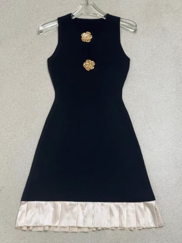 classic dress with flowers