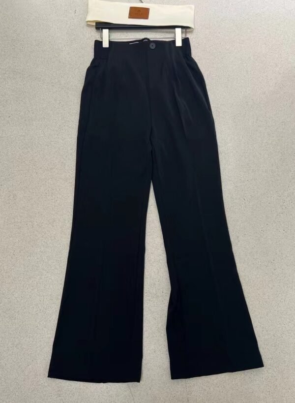 basic black trousers
