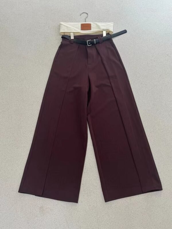 Basic formal wide pants