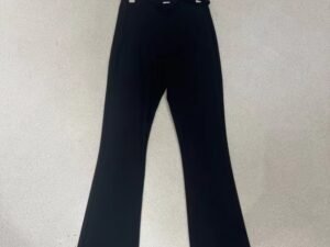 Fit formal pants with wide legs