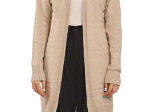 Long basic cardigan