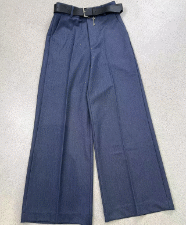 Casual wide pants with belt
