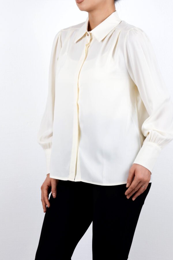 Button-Up satin shirt