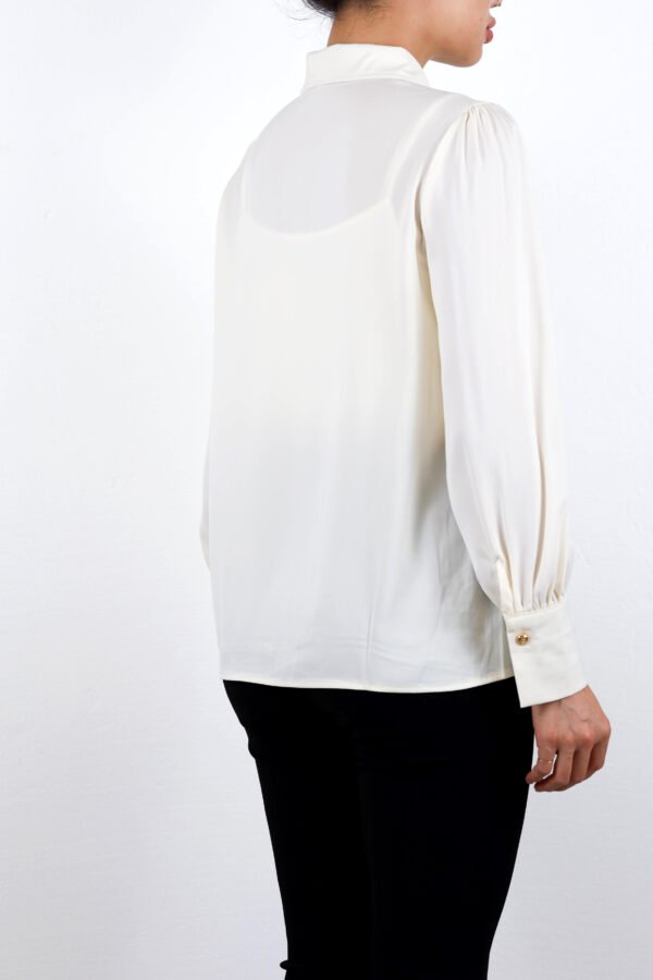 Button-Up satin shirt - Image 3