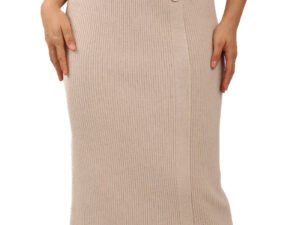 Fit wool basic skirt