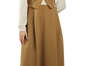 Single Button Vest Set