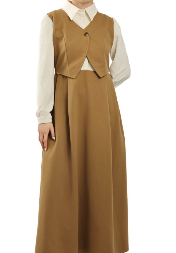 Single Button Vest Set