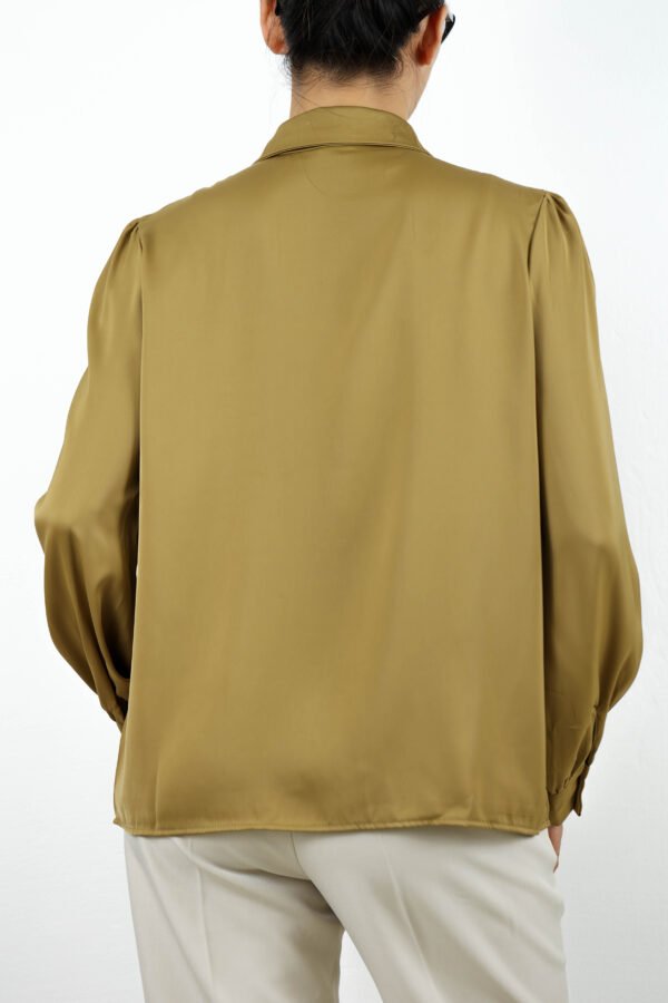 Collar Charm Pearl Blouse - Image 6