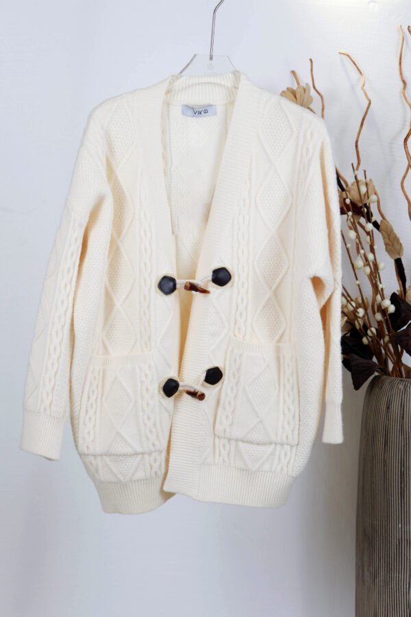 Open Front Toggle Knit - Image 5